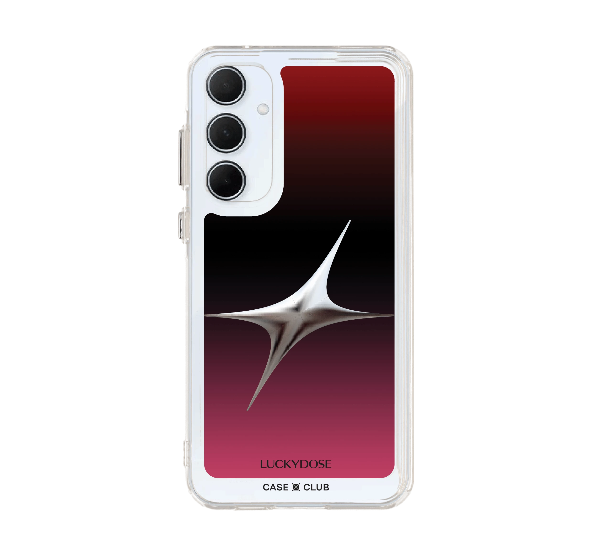 เคสใส samsung a55 luckydose สีมงคลวันพุธ (กลางคืน)